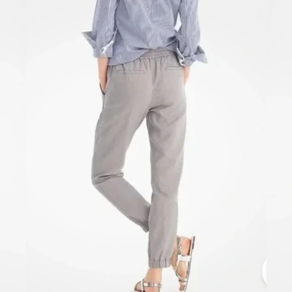 J Crew Point Sur Jogger Pants Linen Blend Size 2 - Picture 6 of 11